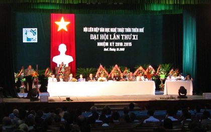 Đại hội Hội Liên hiệp văn học Nghệ thuật Thừa Thiên Huế: “ Đoàn kết - Bản lĩnh - Dân chủ - Sáng tạo - Phát triển”